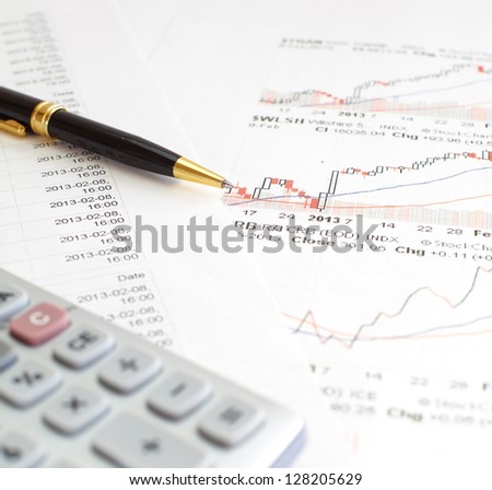 Monitoring of stock market graphs.