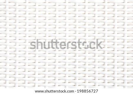 Close up white bamboo mat as striped background texture pattern. Oriental