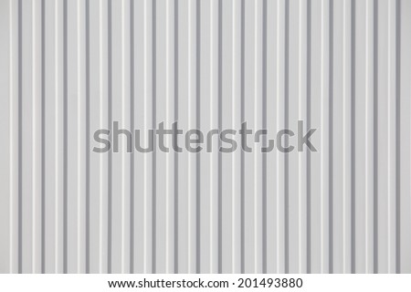 white Corrugated metal texture surface or galvanize steel background