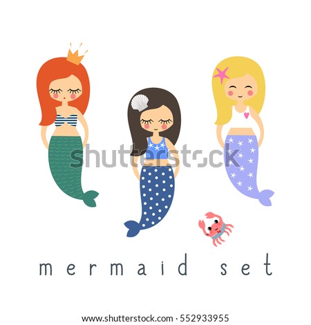 Similar – Image, Stock Photo Redhead fairytale female mermaid swimming underwater