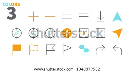 Location Pixel Perfect Well-crafted Vector Thin Line Icons 48x48 Ready for 24x24 Grid for Web Graphics and Apps. Simple Minimal Pictogram Part 4