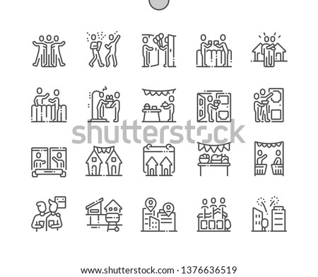 European Neighbours Day Well-crafted Pixel Perfect Vector Thin Line Icons 30 2x Grid for Web Graphics and Apps. Simple Minimal Pictogram