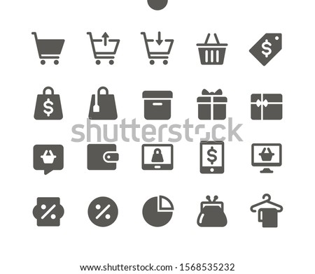 Shopping v2 UI Pixel Perfect Well-crafted Vector Solid Icons 48x48 Ready for 24x24 Grid for Web Graphics and Apps. Simple Minimal Pictogram