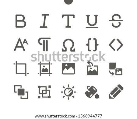 Edit text v3 UI Pixel Perfect Well-crafted Vector Solid Icons 48x48 Ready for 24x24 Grid for Web Graphics and Apps. Simple Minimal Pictogram