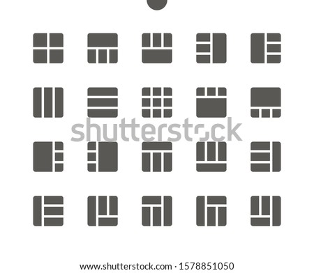 Layout v2 UI Pixel Perfect Well-crafted Vector Solid Icons 48x48 Ready for 24x24 Grid for Web Graphics and Apps. Simple Minimal Pictogram