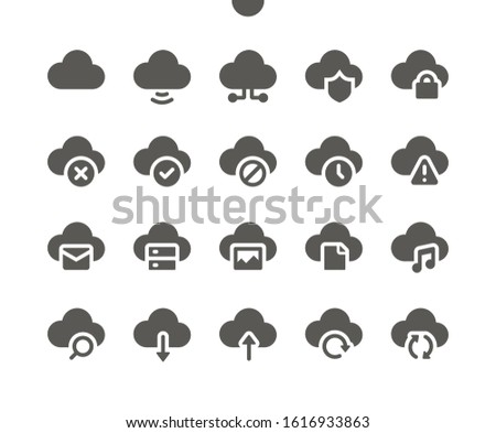 Network v1 UI Pixel Perfect Well-crafted Vector Solid Icons 48x48 Ready for 24x24 Grid for Web Graphics and Apps. Simple Minimal Pictogram
