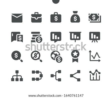 Business v2 UI Pixel Perfect Well-crafted Vector Solid Icons 48x48 Ready for 24x24 Grid for Web Graphics and Apps. Simple Minimal Pictogram