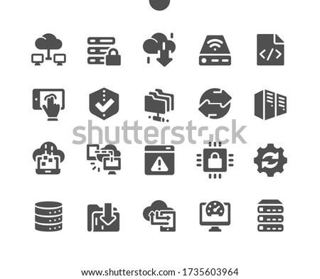 Hosting Well-crafted Pixel Perfect Vector Solid Icons 30 2x Grid for Web Graphics and Apps. Simple Minimal Pictogram