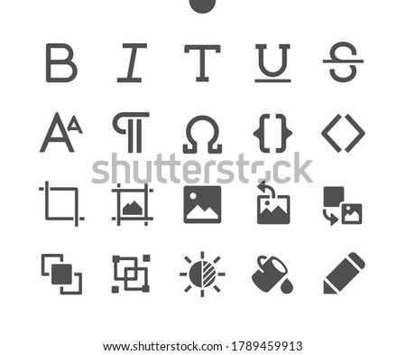 Edit text v3 UI Pixel Perfect Well-crafted Vector Solid Icons 48x48 Ready for 24x24 Grid for Web Graphics and Apps. Simple Minimal Pictogram