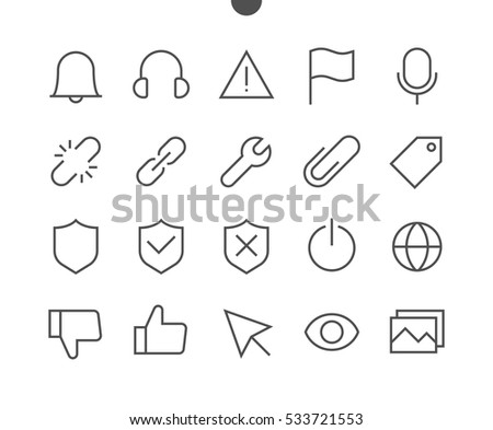 General UI Pixel Perfect Well-crafted Vector Thin Line Icons 48x48 Ready for 24x24 Grid for Web Graphics and Apps. Simple Minimal Pictogram Part 3-3