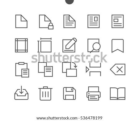 Edit text Pixel Perfect Well-crafted Vector Thin Line Icons 48x48 Ready for 24x24 Grid for Web Graphics and Apps with Editable Stroke. Simple Minimal Pictogram Part 2-4