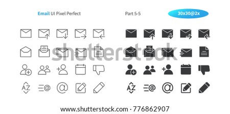 Email UI Pixel Perfect Well-crafted Vector Thin Line And Solid Icons 30 2x Grid for Web Graphics and Apps. Simple Minimal Pictogram Part 5-5