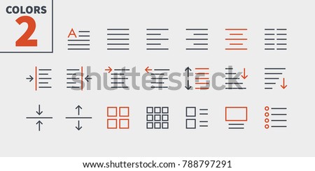 Edit text Pixel Perfect Well-crafted Vector Thin Line Icons 48x48 Ready for 24x24 Grid for Web Graphics and Apps with Editable Stroke. Simple Minimal Pictogram Part 1-4