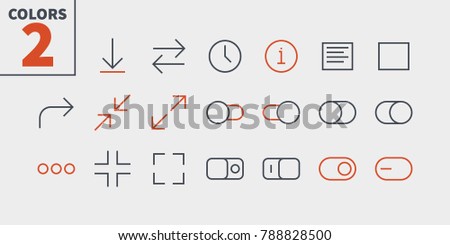 Audio Video Pixel Perfect Well-crafted Vector Thin Line Icons 48x48 Ready for 24x24 Grid for Web Graphics and Apps with Editable Stroke. Simple Minimal Pictogram Part 5