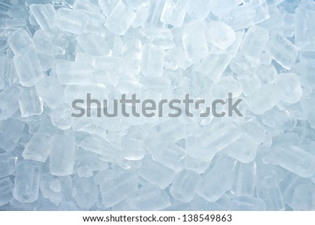 fresh cool ice cube background or wallpaper for summer or winter