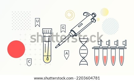 PCR Tube - Covid Testing - Icon as EPS 10 File