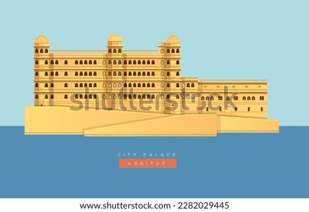 Similar – Image, Stock Photo City Palace Udaipur