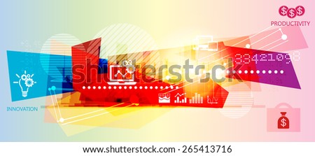 Business Planning Abstract - Illustration