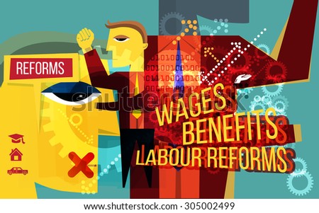 Human Resource Welfare Policy Abstract - Illustration