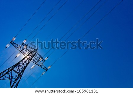 Similar – Image, Stock Photo Station with overhead line