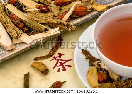 a cup of tea for traditional chinese medicine