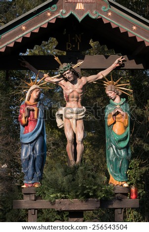the crucifixion on friday before easter of jesus christ