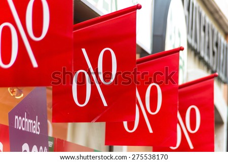 retail, price reduction percentage, symbolfoto for cheap prices, marketing and competition