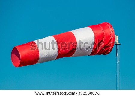 Similar – Image, Stock Photo weather change wind sock