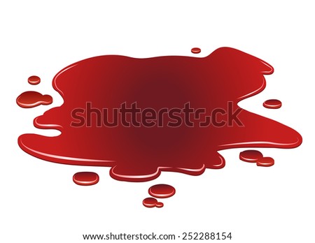 Vector Images, Illustrations and Cliparts: Vector puddle of blood ...