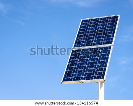 modern solar panel - solar cell