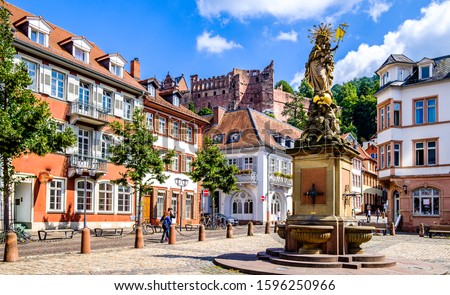 Similar – Foto Bild Stadtansicht von Heidelberg