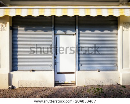 old store front - space for text