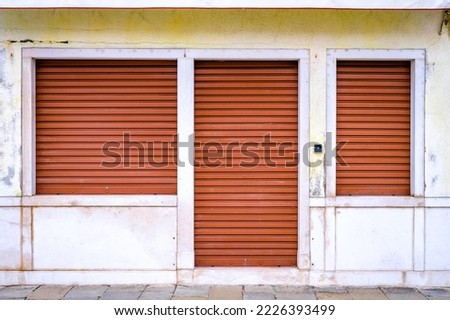 Similar – Image, Stock Photo an old fashioned canopy and its shadow, black and white