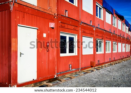 new red mobile home container
