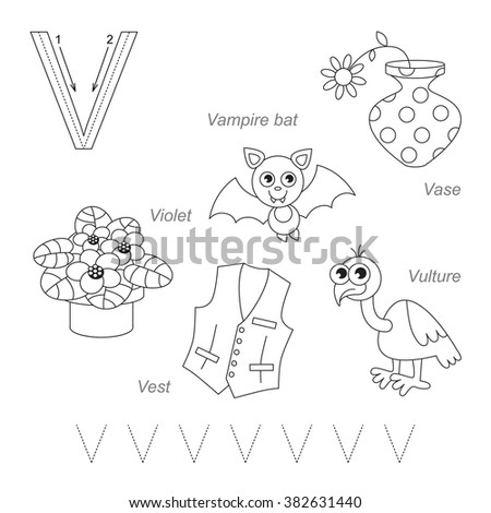 Tracing Worksheet For Children. Full English Alphabet From A To Z ...