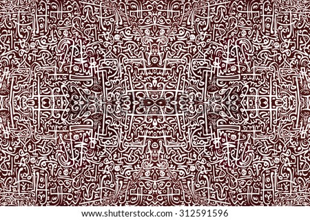 Abstract African Tribal vintage ethnic pattern ornamental / Abstract African Tribal pattern / African pattern
