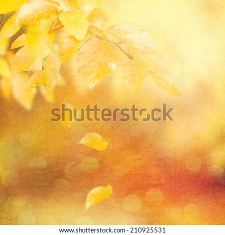 Vintage autumn background.