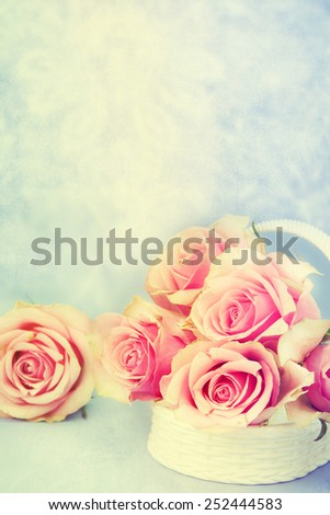 Bouquet of beautiful roses.
