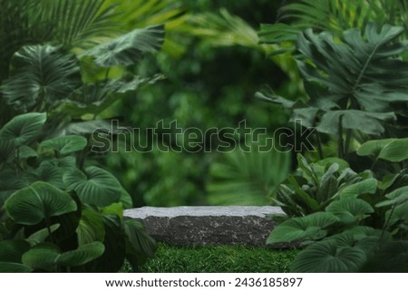 Similar – Image, Stock Photo Paradise blurred on a dreary day