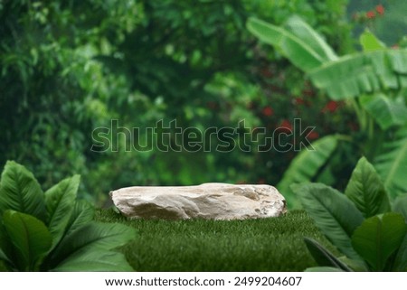 Similar – Image, Stock Photo the green of the plant disappears into black