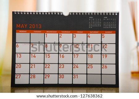 May 2013 calendar