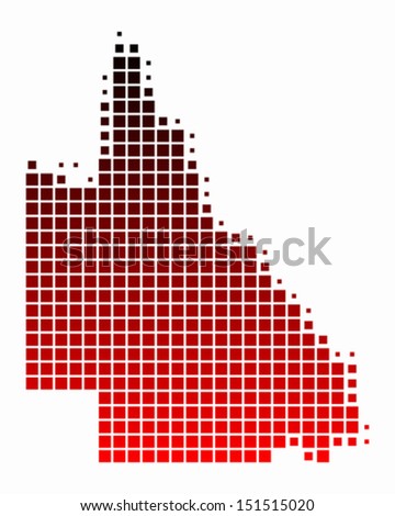 Map of Queensland