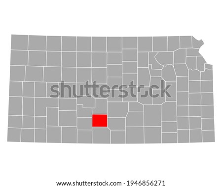 Map of Pratt in Kansas on white