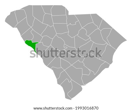 Map of McCormick in South Carolina on white