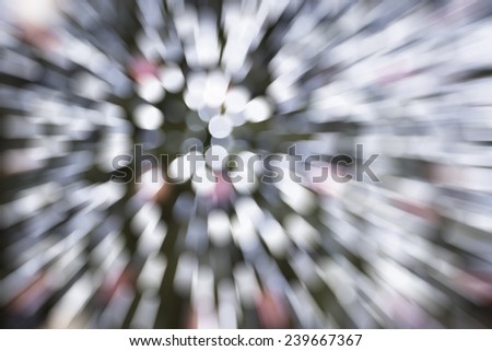 Blurred abstract background,zoom Bokeh light