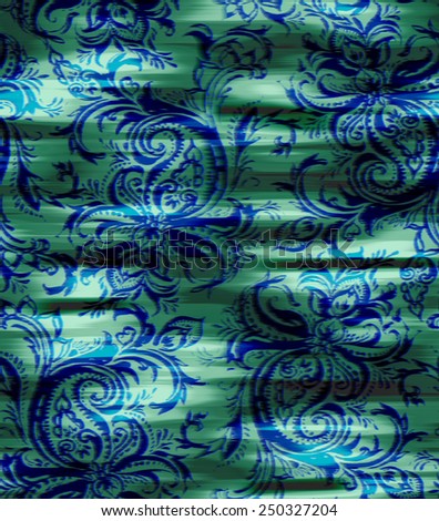 elegant seamless paisley design. layered oriental silk design. for fashion or interior, gentle classical traditional motif.