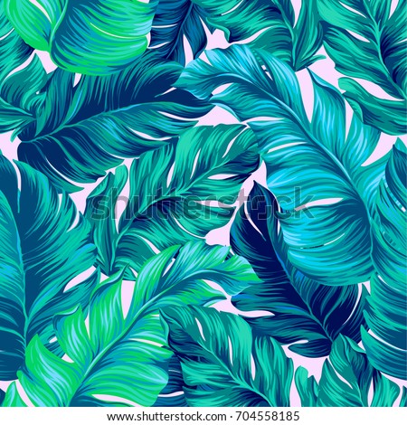 artistic palms pattern with seamless vector design. amazing palm trees layers. Pattern for summer designs.