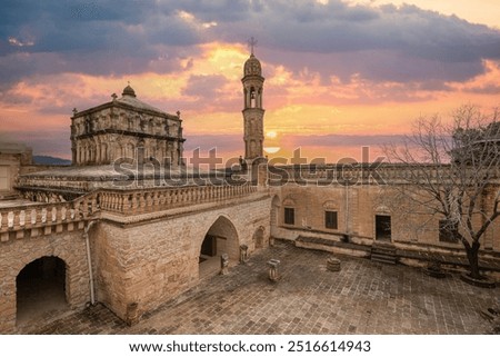 Similar – Image, Stock Photo Old Orthodox church on lake coast