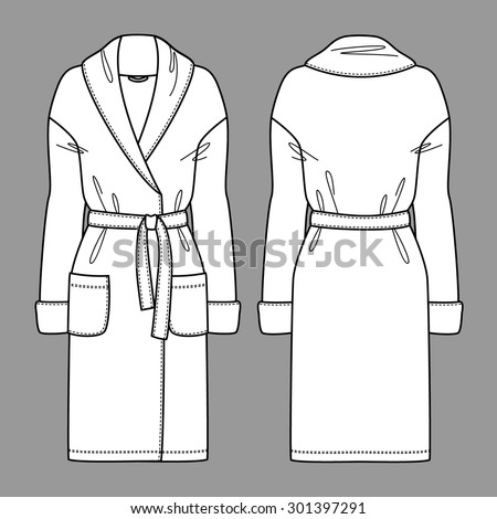 Download View Womens Terry Robe Mockup Back View Pics Yellowimages ...