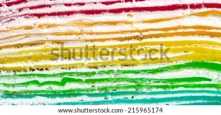 texture layer of Rainbow cake using as background